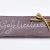 Chocolade tablet Gefeliciteerd