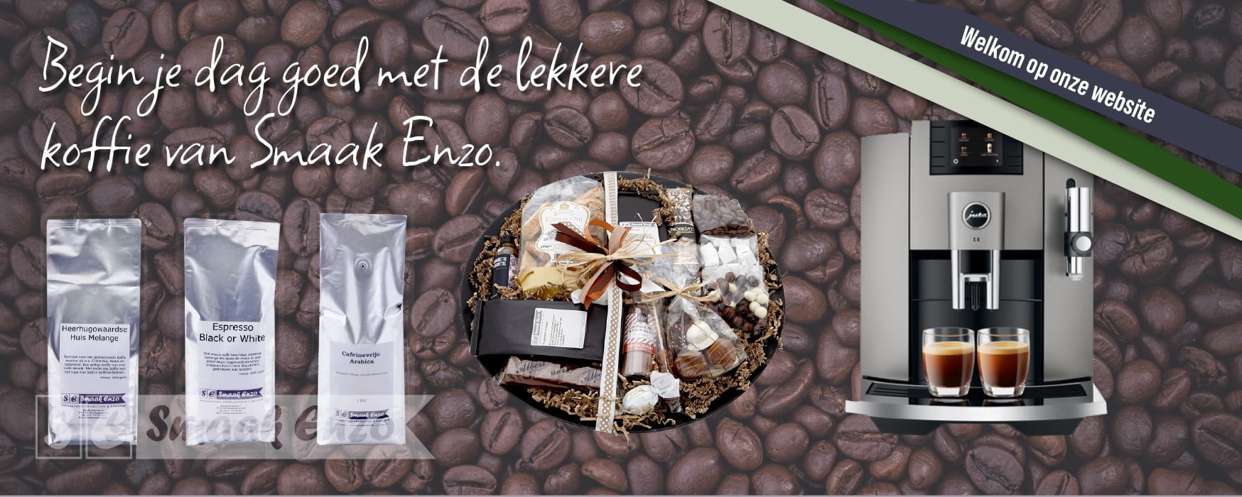 Banner Koffiebonen